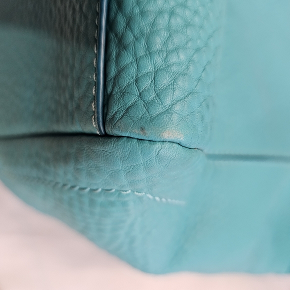 Cole Haan Turquoise Leather Handbag - Picture 2 of 10
